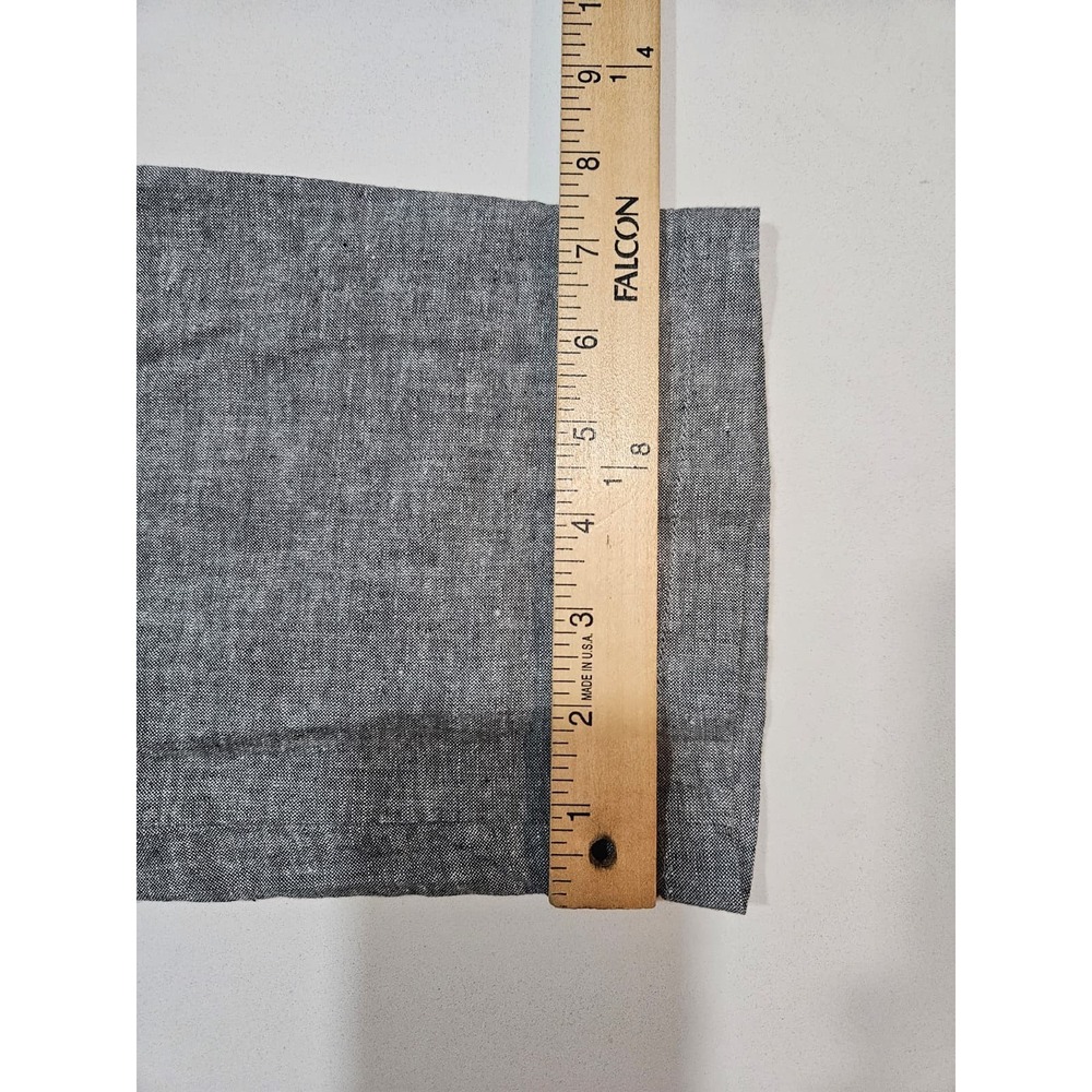 NWOT UNIQLO Chino Pants Men's XL Gray Linen Blend Chambray Flat Front - Picture 6 of 10